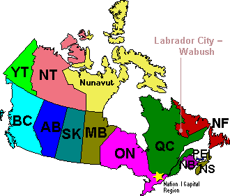 Map of Canada