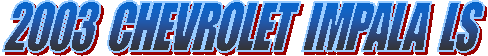 2001  CHEVROLET  BLAZER  LS