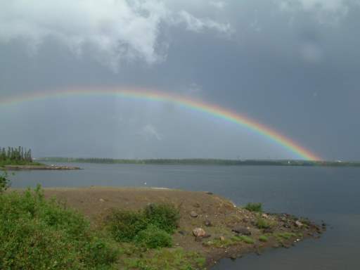 Rainbow on the Lake