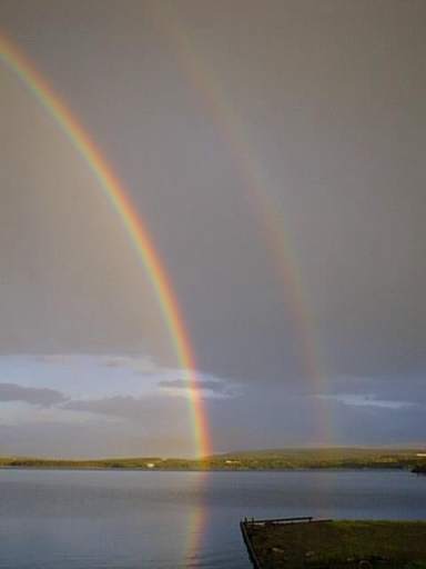 Rainbow on the Lake